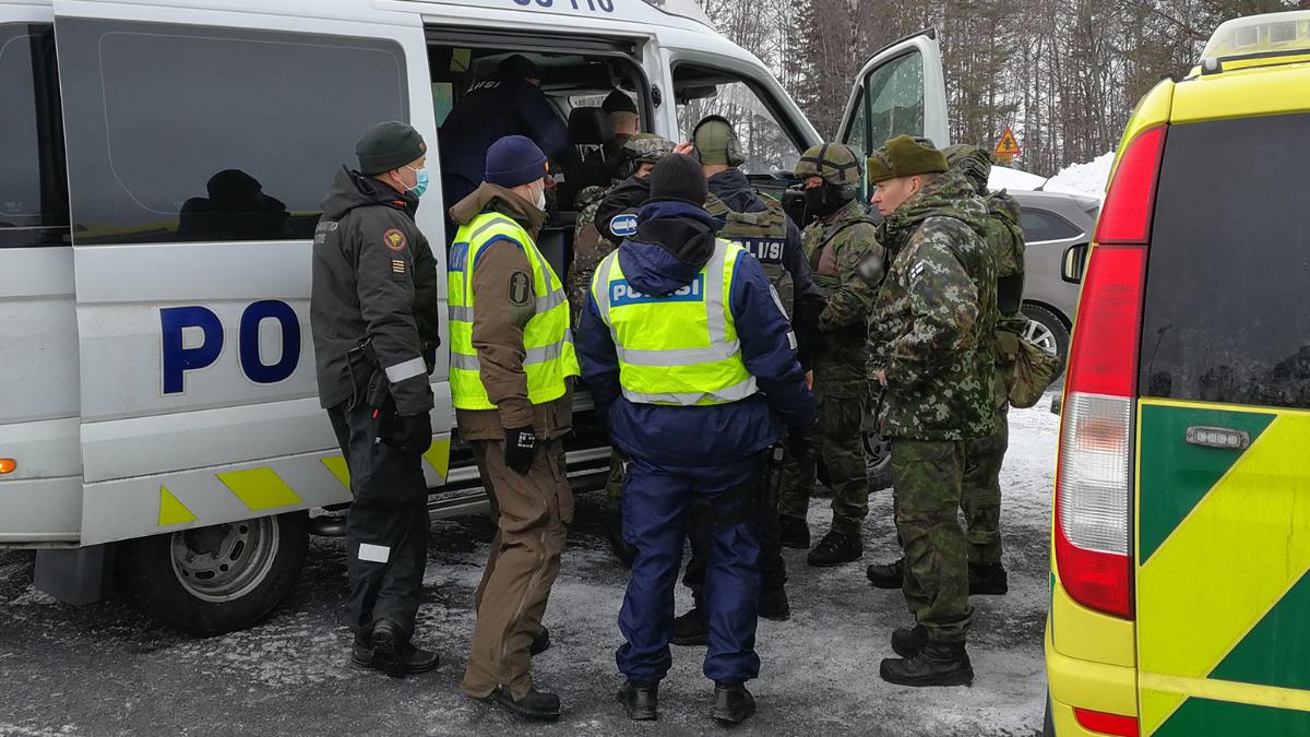 Pohjoinen 1/23 paikallispuolustusharjoitus yhteiskunnan